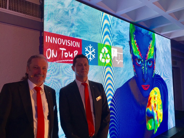 Harald Conrad (li) und Ralf Vogt kurz vor den Vorträgen