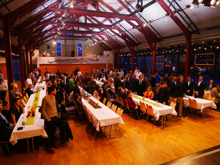 Der feierliche Moment der Lossprechung