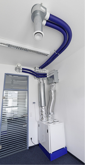 Lüftungsrohre besonders flexibel