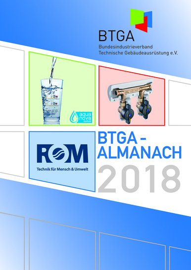 Im BTGA-Almanach 2018 werden aktuelle Trends der TGA-Branche präsentiert.