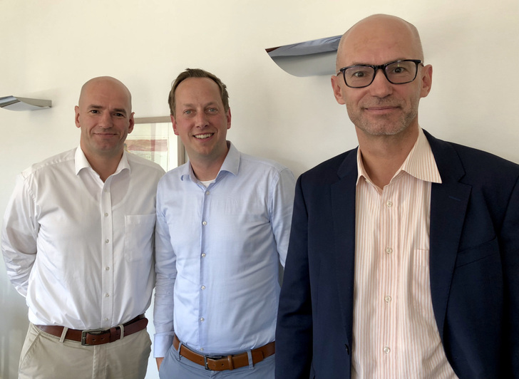 Christoph Stulz, Director Export Sales Stulz GmbH / Nicolas Röhrs, CEO Cloud&Heat Technologies GmbH / Oliver Stulz, Managing Director Stulz GmbH
