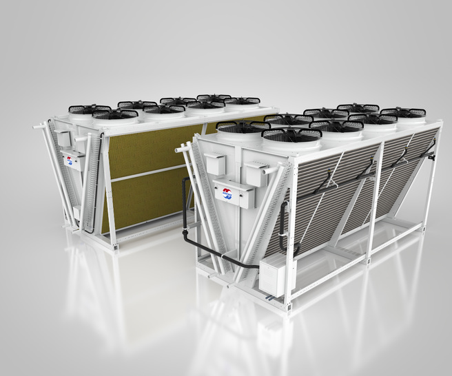 Vielfalt in der Rückkühlung: Güntner V-SHAPE Vario