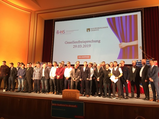 Gesellenfreisprechung in Aue