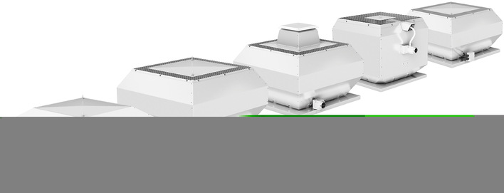 Dachventilatoren in 150 Typen
