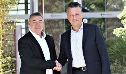 Frank Elsässer (rechts) zieht sich aus der Geschäftsführung zurück, bleibt dem Unternehmen
aber als Inhaber verbunden. Alleingeschäftsführer ist seit 1. Oktober Peter Wink.