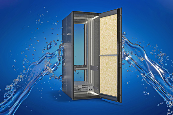 Wassergekühlter Backcooler für Rechenzentren.