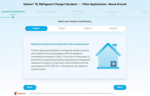 Der Opteon XL Refrigerant Charge Calculator unterstützt die schnelle Berechnung der korrekten und zulässigen Kältemittelfüllmenge gemäß EN 378-1:2016.