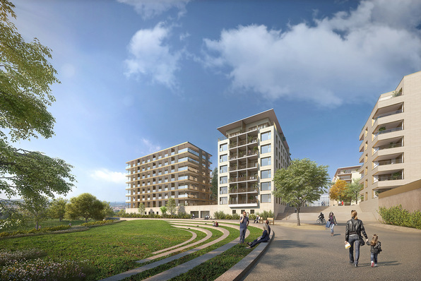 Auf 75 ha Fläche entsteht im Süden der Stadt Luxemburg ein komplett neues Stadtviertel, das einen Mix aus Wohnen, Arbeiten und Freizeit beherbergen soll.  Zehnder übernimmt die Komfortlüftung von gut 1100 Wohnungen.