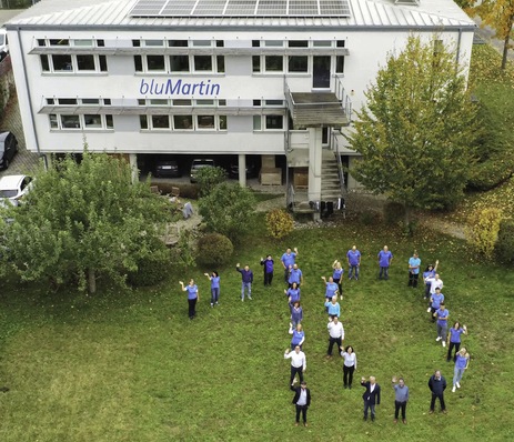 Das Team des Lüftungsherstellers bluMartin blickt auf 10 erfolgreiche Jahre zurück.