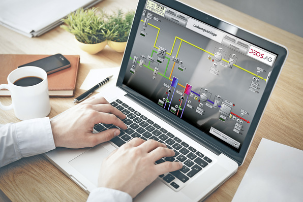 Die Fernwartung beispielsweise einer Lüftungsanlage schafft gegenüber dem Monteureinsatz vor Ort erhebliche Zeit- und Kostenvorteile.