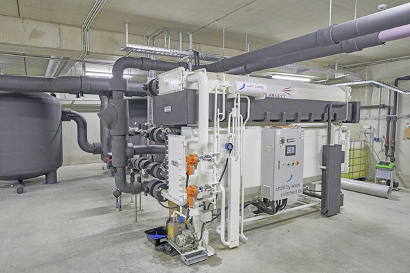 Absorptionskälteanlage chillii Cooling Kit der SolarNext AG.