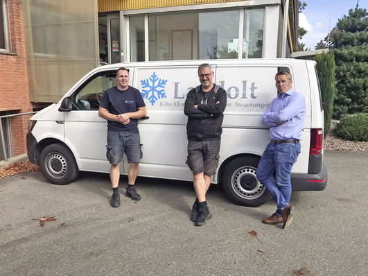 v. l.: Emanuel Landolt, Dirk Rehfeld, Benno Brinlinger