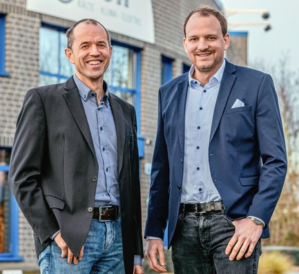 Die neue Doppelspitze der Alwin Otten GmbH (v. li.): Alwin und Lennart Otten.