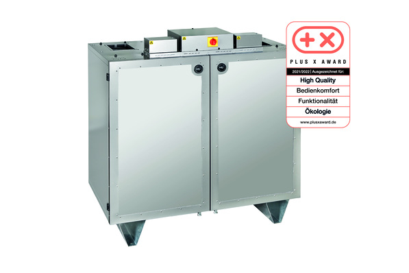 Die Lüftungsgeräteserie DuplexBase PT von Airflow wurde mit dem Plus X Award ausgezeichnet.