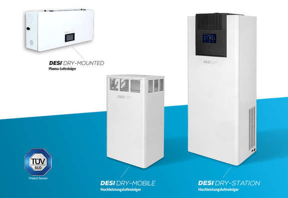 Modulare Luftreiniger Desi Plex.