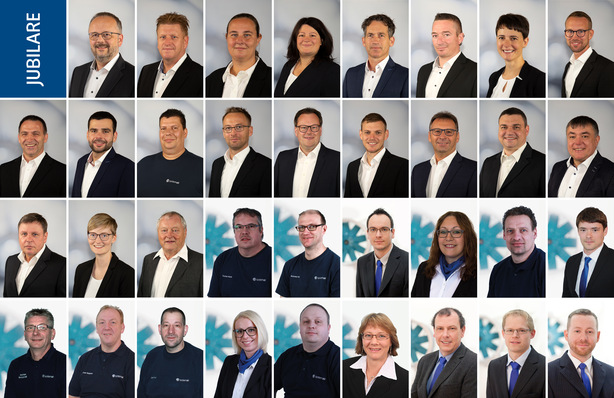 Für ihre langjährige Treue und ihren Einsatz, ehrten Betriebsrat und Geschäftsleitung insgesamt 42 Beschäftigte.