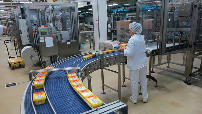 Blick in den Produktionsbereich des kroatischen Speiseölherstellers Zvijezda.