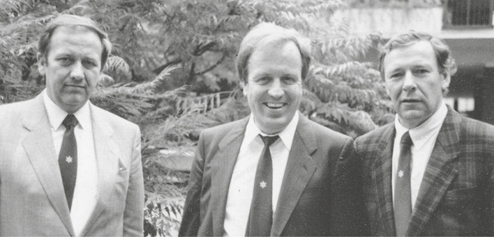 v.l. E. Handrick, Norbert Günter, Peter Weissenborn