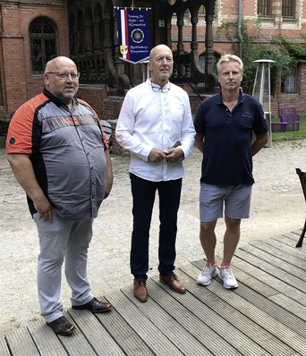 v.l.: Peter Schmidt, Dr. Thomas Diestel, Sven von der Heyde