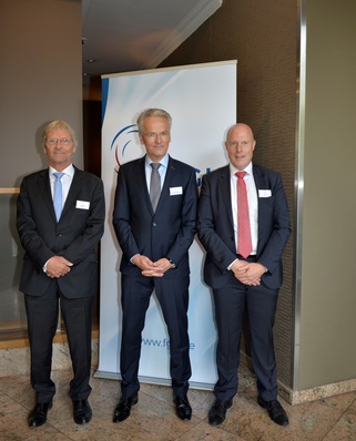 Günther Mertz, Prof. Christoph Kaup und Frank Ernst (v. l.)
