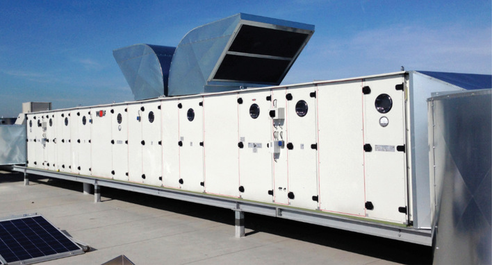 Das RLT-Gerät KG Top von Wolf fällt in die Dichtheitsklasse L 1.