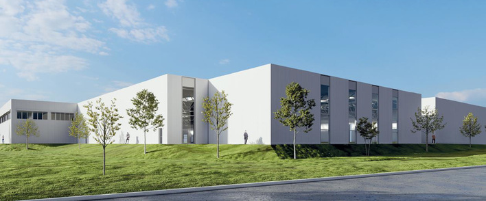 Visualisierung des Neubaus