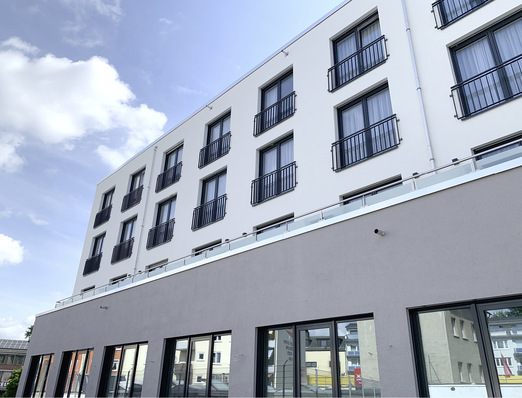 Der Neubau des Hotels „Deutscher Hof“.