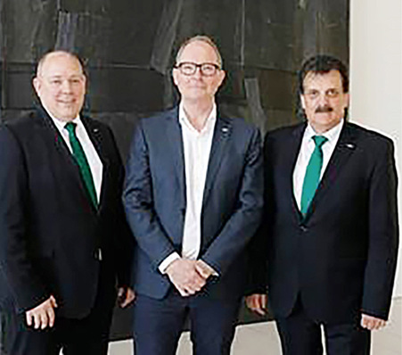 Rainer Große-Kracht (CTO Bitzer), Erik Damsgaard, (CEO OJ Electronics), Christian Wehrle (CEO Bitzer)
