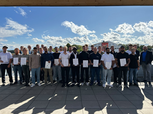 54 neue Gesellinnen und Gesellen waren in Baden-Württemberg zur Lossprechungsfeier geladen.