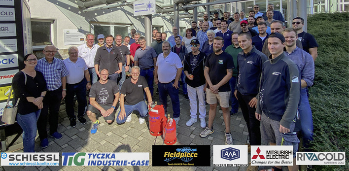 Die Truppe vom 10. Kälten-Treff, der als letzte Station die Tour beendet hat.