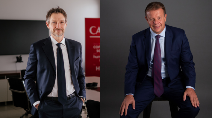 v.l: Francesco Nalini, CEO Carel, Massimo Mauri, CEO Seco
