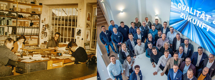 100 Jahre liegen zwischen diesen Bildern