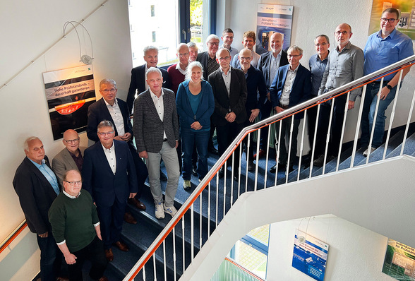 Teilnehmer an der Jubiläumssitzung des Arbeitskreises Klimatechnik.