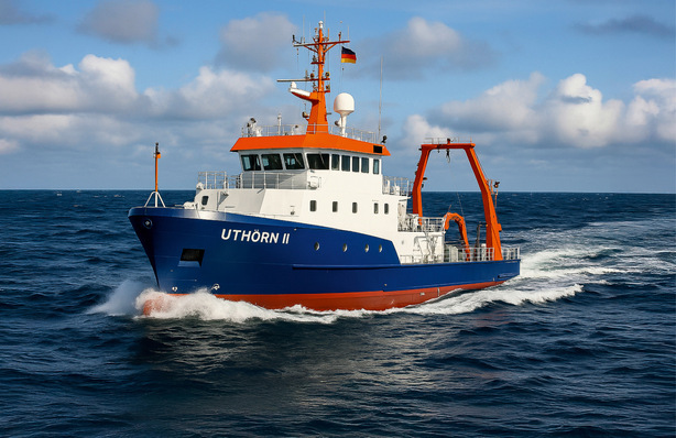 Die Uthörn II benutzt keinen herkömmlichen Dieselantrieb. Dadurch fiel der klassische Heizkessel weg.