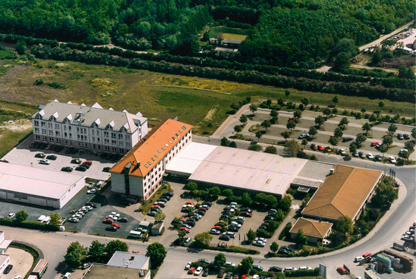 Die BFS in Maintal aus der Vogelperspektive