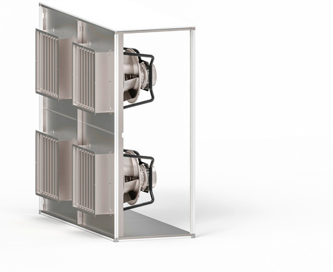 Mehrere kleine Ventilatoren statt nur einen Freiläufer in RLT-Geräten einzusetzen, bietet ökonomische, qualitative und planerische Vorteile.