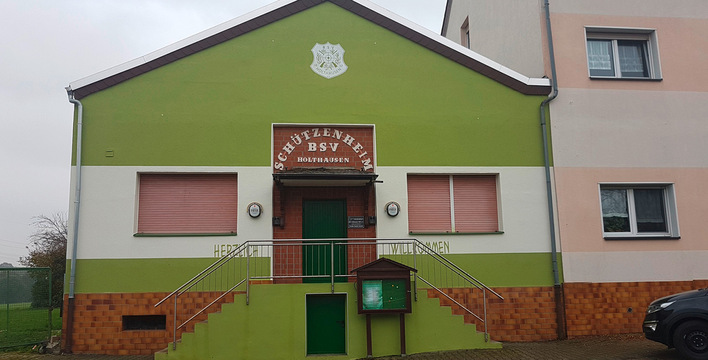 Das fast 170 Jahre alte Vereins­heim des Bürgerschützenvereins ­Holthausen 1857 e. V.