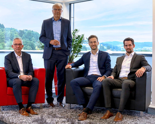 Sie bilden ab Januar 2026 die neue Geschäftsleitung von Thermokon (v. li.): Jörg Teichmann, Harald Zygan, Konstantin Zygan (neu), Cornelius Berns (neu).