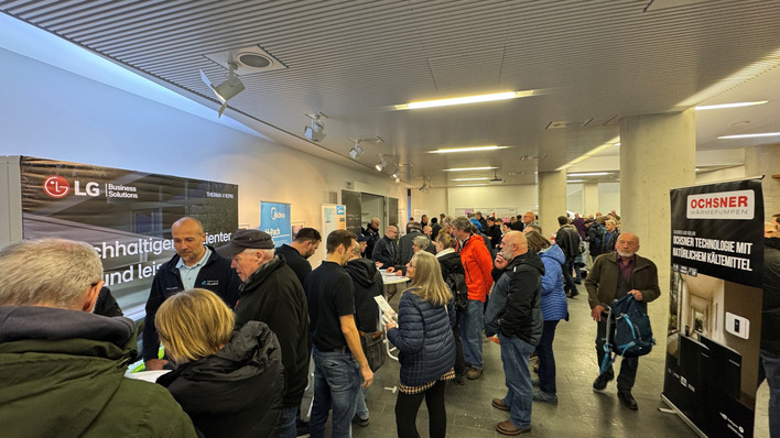 Es ist voll im Hospitalhof in Stuttgart.