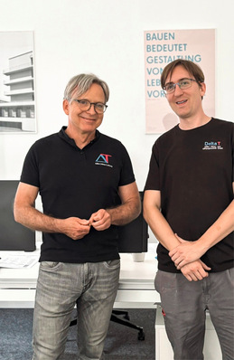 V.l.: GF Sven Klafack mit Victor