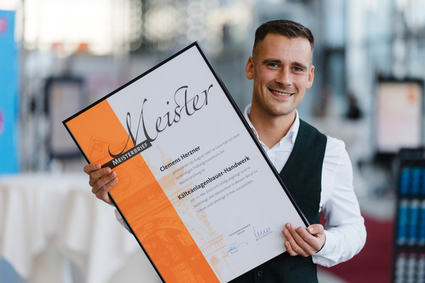 Bester Meister aller Gewerke: Clemens Herzner im Kälteanlagenbauer-Handwerk