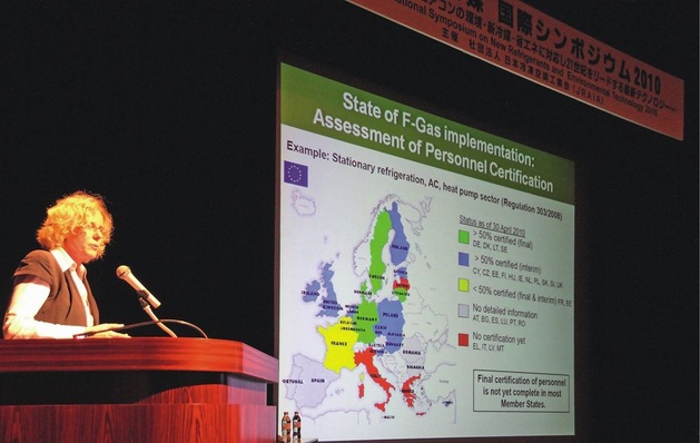 &bdquo;&bdquo;ie EU-Kommission analysiert derzeit die F-Gase-Verordnung im Hinblick auf ihre europaweite Umsetzung und ihre Fähigkeit, Emissionen wirkungsvoll zu reduzieren&ldquo;