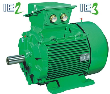 Spritzwassergeschützter Asynchronmotor der Effizienzklasse IE2 / IE3