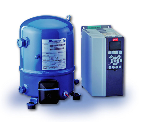 Der neue Maneurop VTZ-Verdichter mit passendem Frequenzumrichter CD 302.