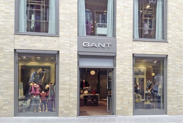 Außenansicht der Gant- Filiale am Alter Fischmarkt in Münster