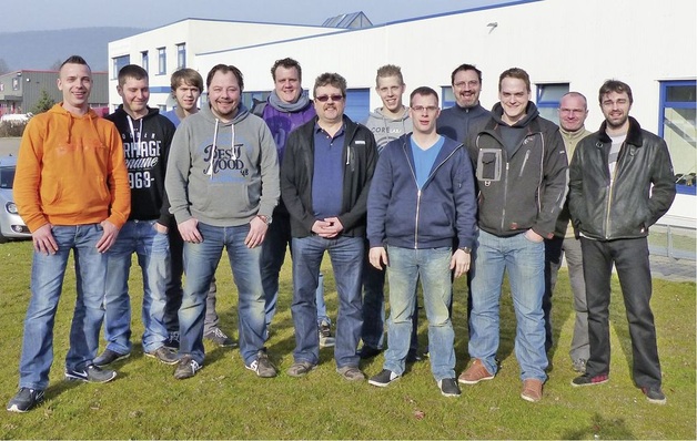 Die Teilnehmer des Grundkurses Kältetechnik der NKF im Frühjahr 2014