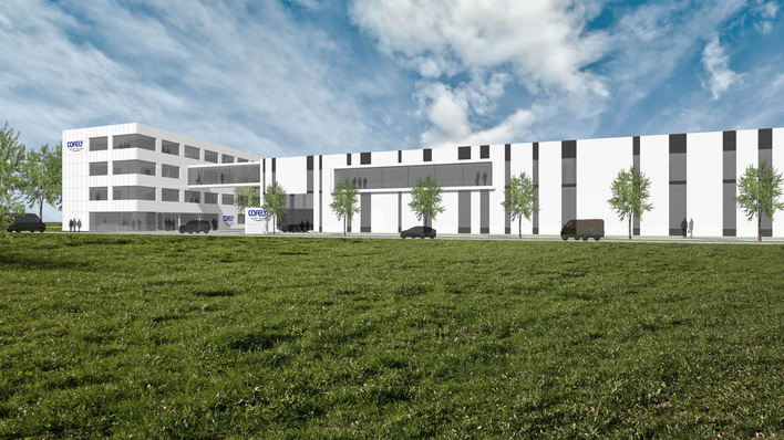 Anfang 2016 soll der neue Firmensitz laut Terminplan bezugsfertig sein.