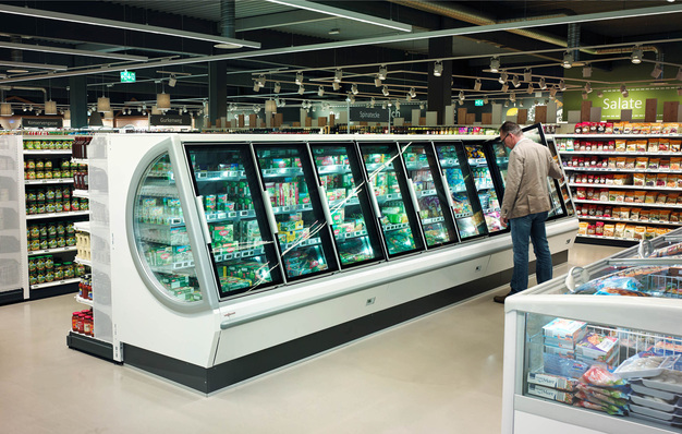 Edeka Hieber setzt auf den Tiefkühlschrank Iconic