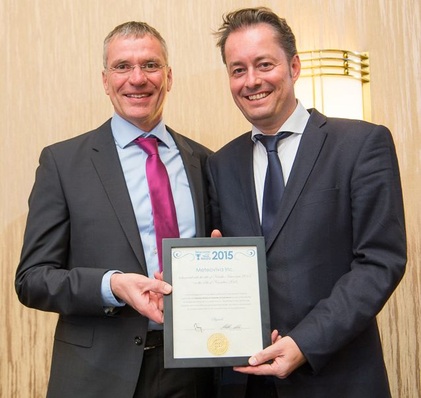 Auszeichnung als Newcomer of the Year