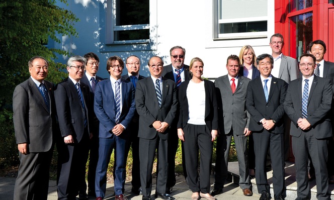 Zum Jubiläum Besuch von Panasonic aus Japan